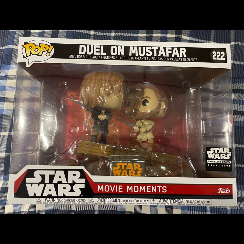 FUNKO POP STAR WARS MOVIE MOMENTS DUEL ON MUSTAFAR NWOT